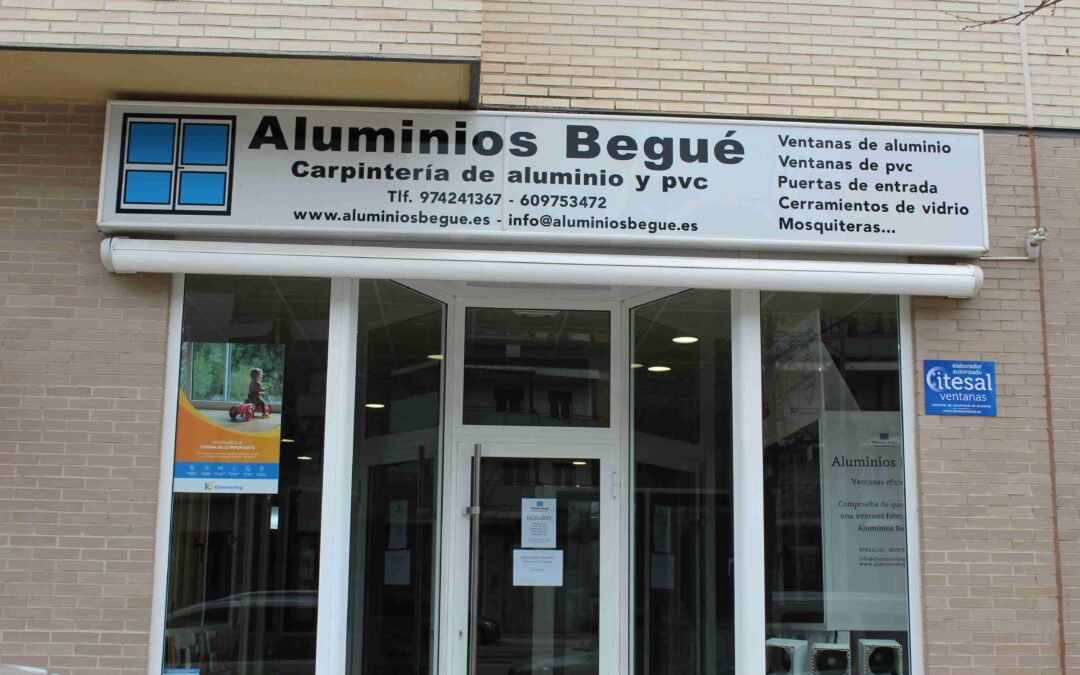 La mayor exposición de ventanas, cerramientos y domótica a medida de Huesca.